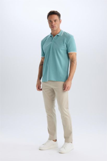 Slim Fit Super Skinny Hem Trousers