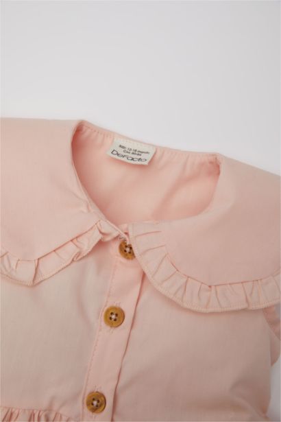 Baby Girl Sleeveless Poplin Dress