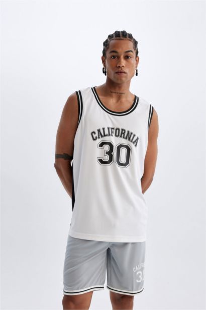 Майка стандартного кроя с принтом, DeFactoFit