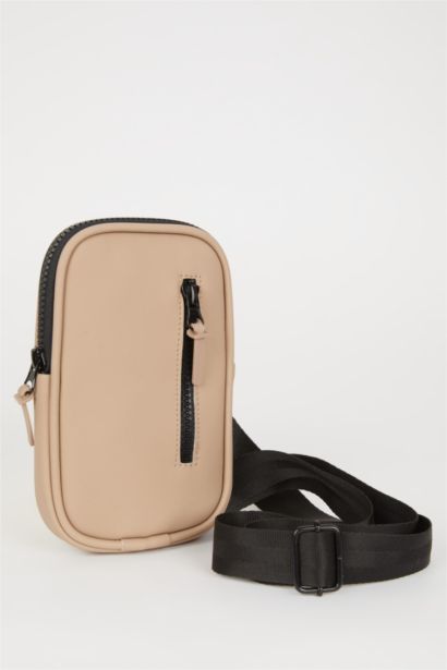 Faux Leather Phone Bag