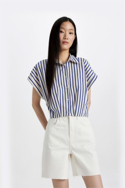 برمودا جينز بخصر عالي