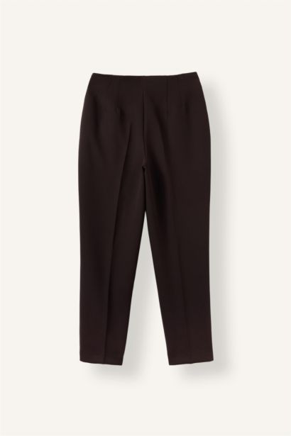 High Waist Carrot Fit Trousers