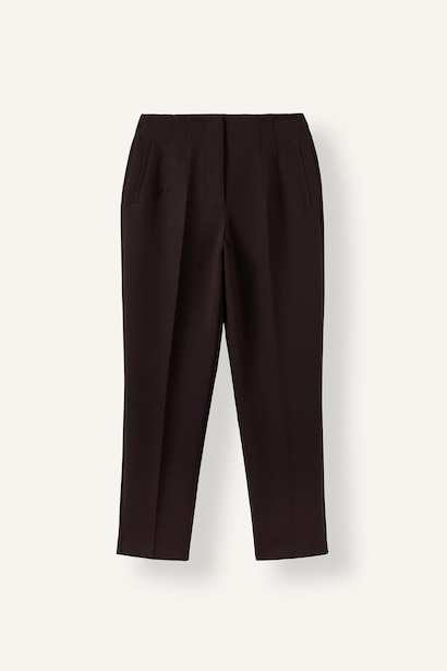 Crop Carrot Fit Klasik Kumaş Pantolon