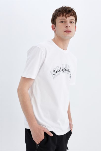 Regular Fit Crew Neck Short Sleeve T-Shirt