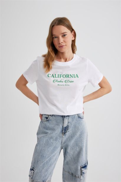 Regular Fit Crew Neck Short Sleeve T-Shirt