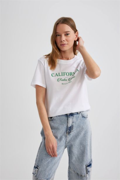 Regular Fit Crew Neck Short Sleeve T-Shirt