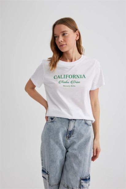 Regular Fit Crew Neck Short Sleeve T-Shirt