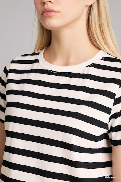 Regular Fit Crew Neck Basic T-Shirt