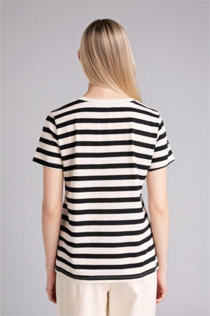 Regular Fit Crew Neck Short Sleeve T-Shirt