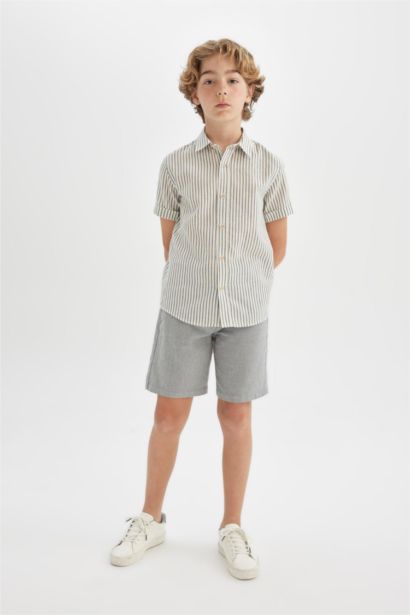 Basic Düz Şort Erkek Çocuk