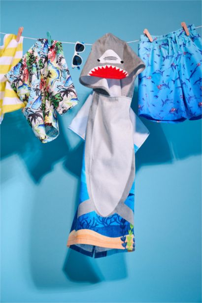 Boy Patterned Cotton Towel