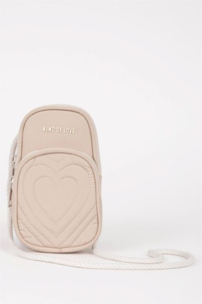 Girl Canvas Phone Bag