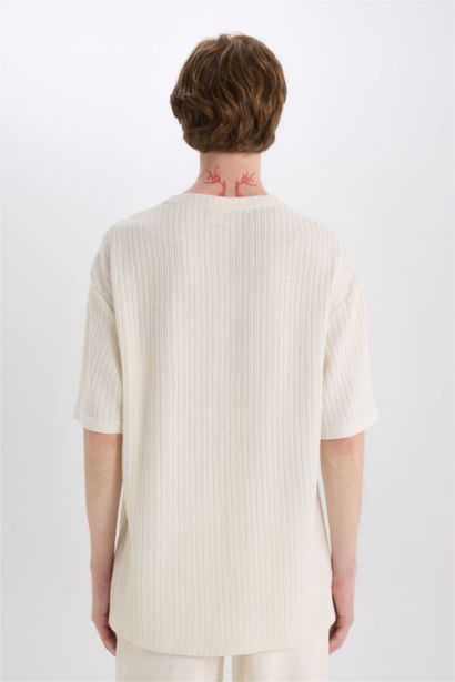 дөңгелек жаға Қысқа жеңді футболка