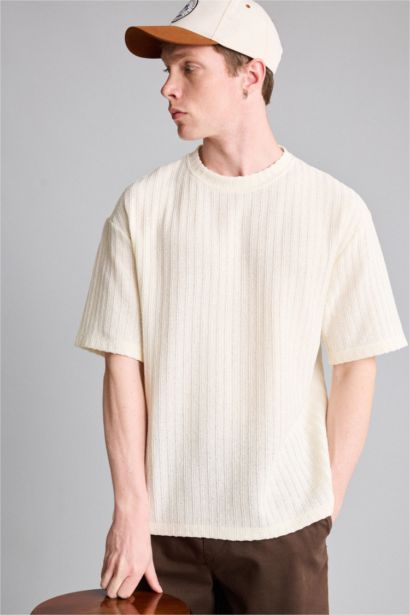 дөңгелек жаға Қысқа жеңді футболка