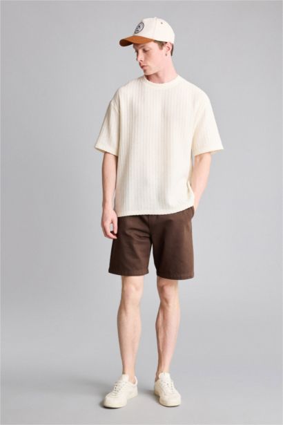 дөңгелек жаға Қысқа жеңді футболка