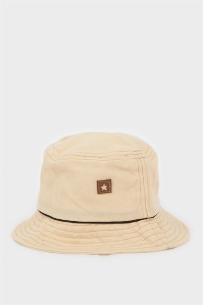 Chapeau Bob en lin mélangé imprimé pour bébé garçon