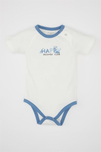 Baby Boy Short Sleeve Short Sleeve Snap Body