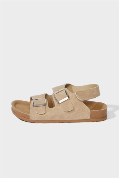 Girl Velcro Flat Sole Sandals