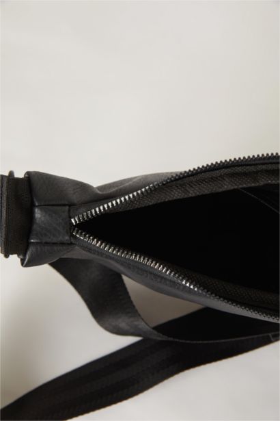 Faux Leather Crossbody Bag