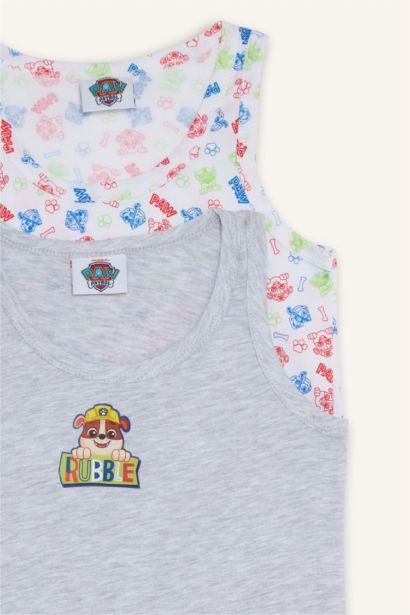 Paw Patrol Lisanslı Desenli 2'Li Atlet Erkek Çocuk