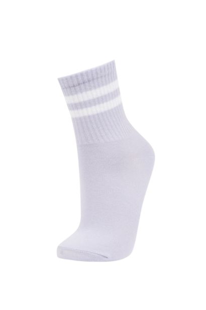 Chaussettes Longues Coton pour Fille - 3 Paires