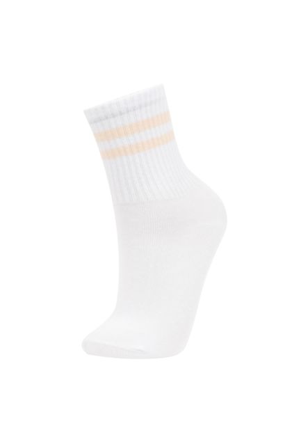 Chaussettes Longues Coton pour Fille - 3 Paires
