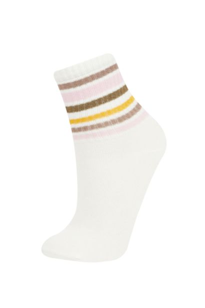 Girl 3 Piece Cotton Long Socks