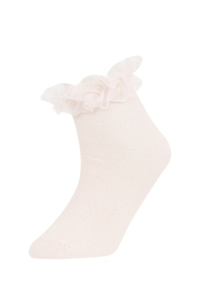 Girl 3 Piece Cotton Booties Socks