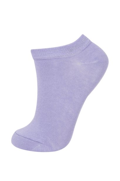 جوارب بناتي قصيرة قطن - 5 قطع