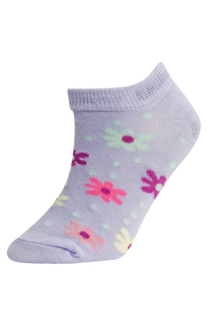 Chaussettes Courtes Coton pour Fille - 5 Paires
