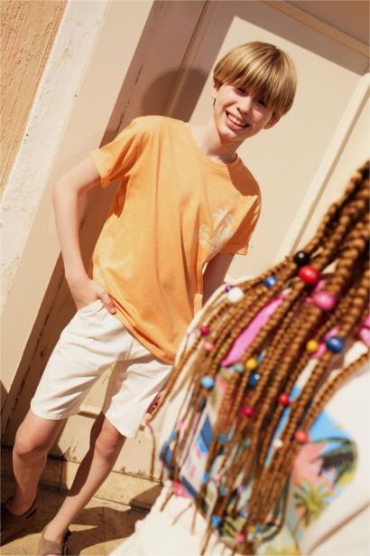 Boy Basic Gabardine Shorts