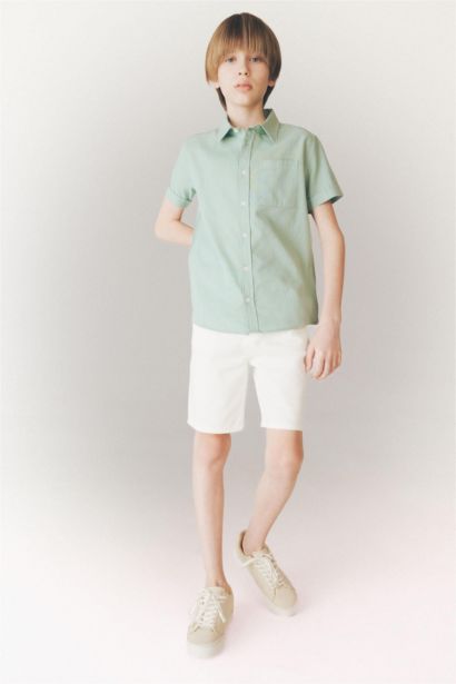 Boy Basic Gabardine Shorts