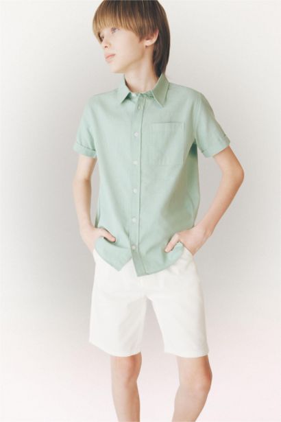 Boy Basic Gabardine Shorts