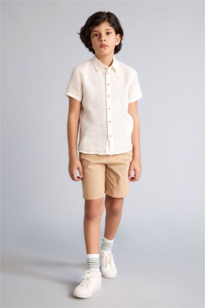 Gabardin Şort Erkek Çocuk