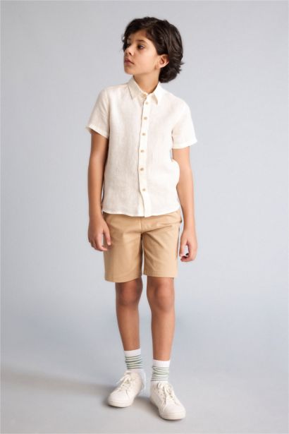 Gabardin Şort Erkek Çocuk