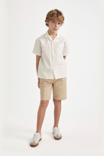 Boy Gabardine Shorts