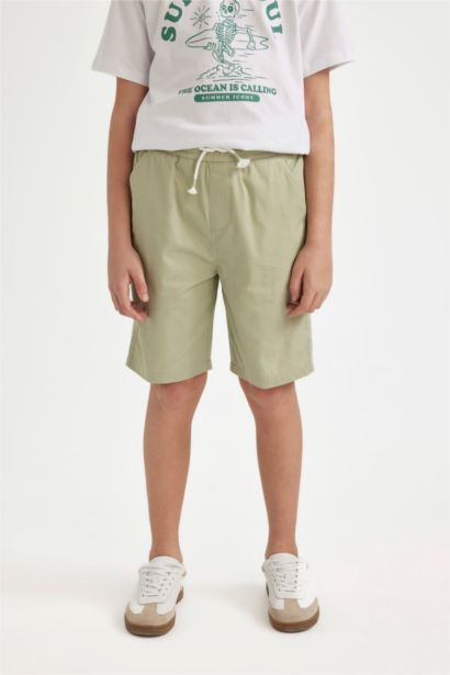 Boy Gabardine Shorts