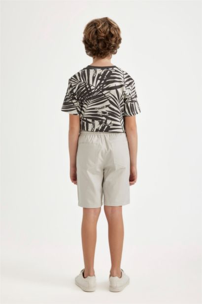 Boy Regular Fit Gabardine Shorts