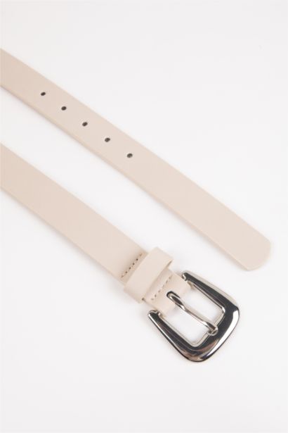 حزام حريمي كلاسيكي جلد صناعي