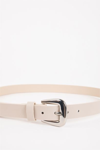 حزام حريمي كلاسيكي جلد صناعي