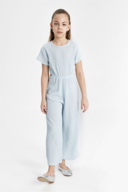 Short Sleeve Jumpsuit