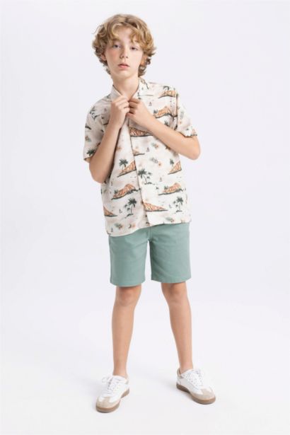 Boy Gabardine Shorts