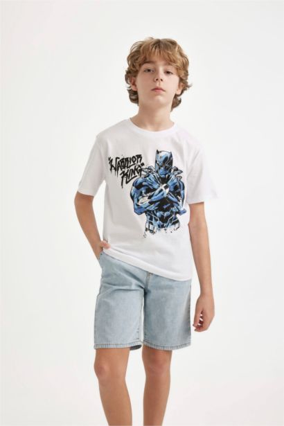 Boy Marvel Regular Fit Crew Neck Short Sleeve T-Shirt