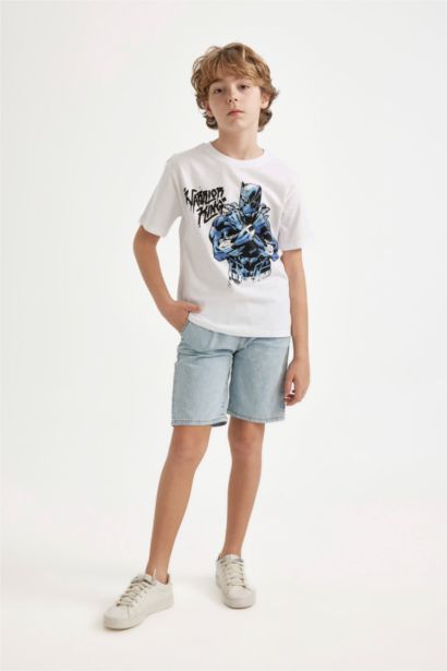 Boy Marvel Regular Fit Crew Neck Short Sleeve T-Shirt