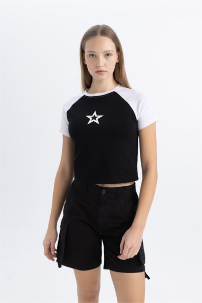 Coool Fitted Baskılı Kısa Kollu Tişört