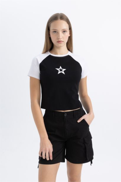 Coool Fitted Baskılı Kısa Kollu Tişört