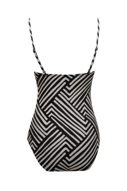 Fall in Love Regular Fit Striped Swimsuit