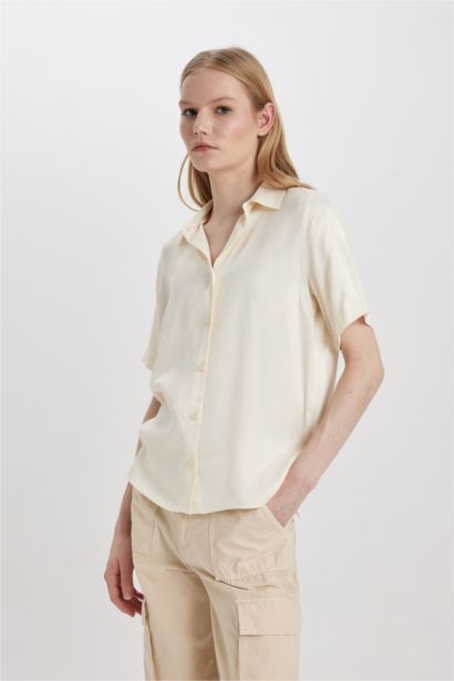 قميص ستان بيج نص كم قصة عادية