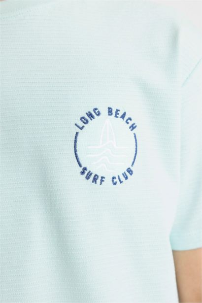 Boy Crew Neck Printed Short Sleeve T-Shirt