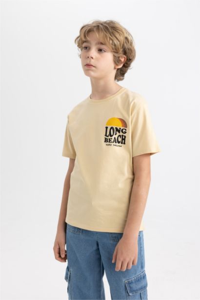 T-shirt à manches courtes Imprimé Col rond Garçon